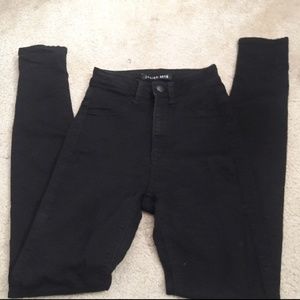 Black high rise fashion nova jeans
